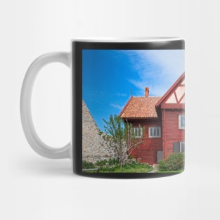 Wooden Burmeister House Visby, Sweden Mug